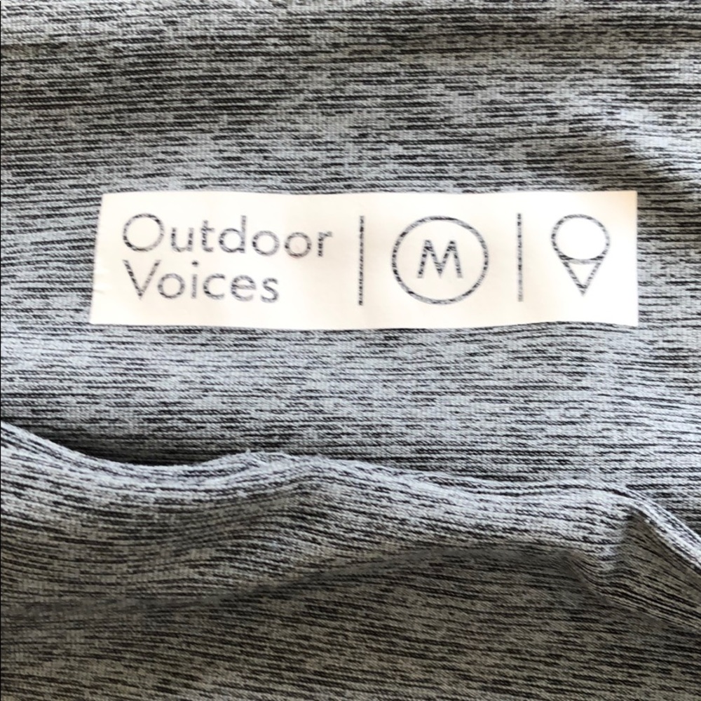 Outdoor voices leggings in Heather grey